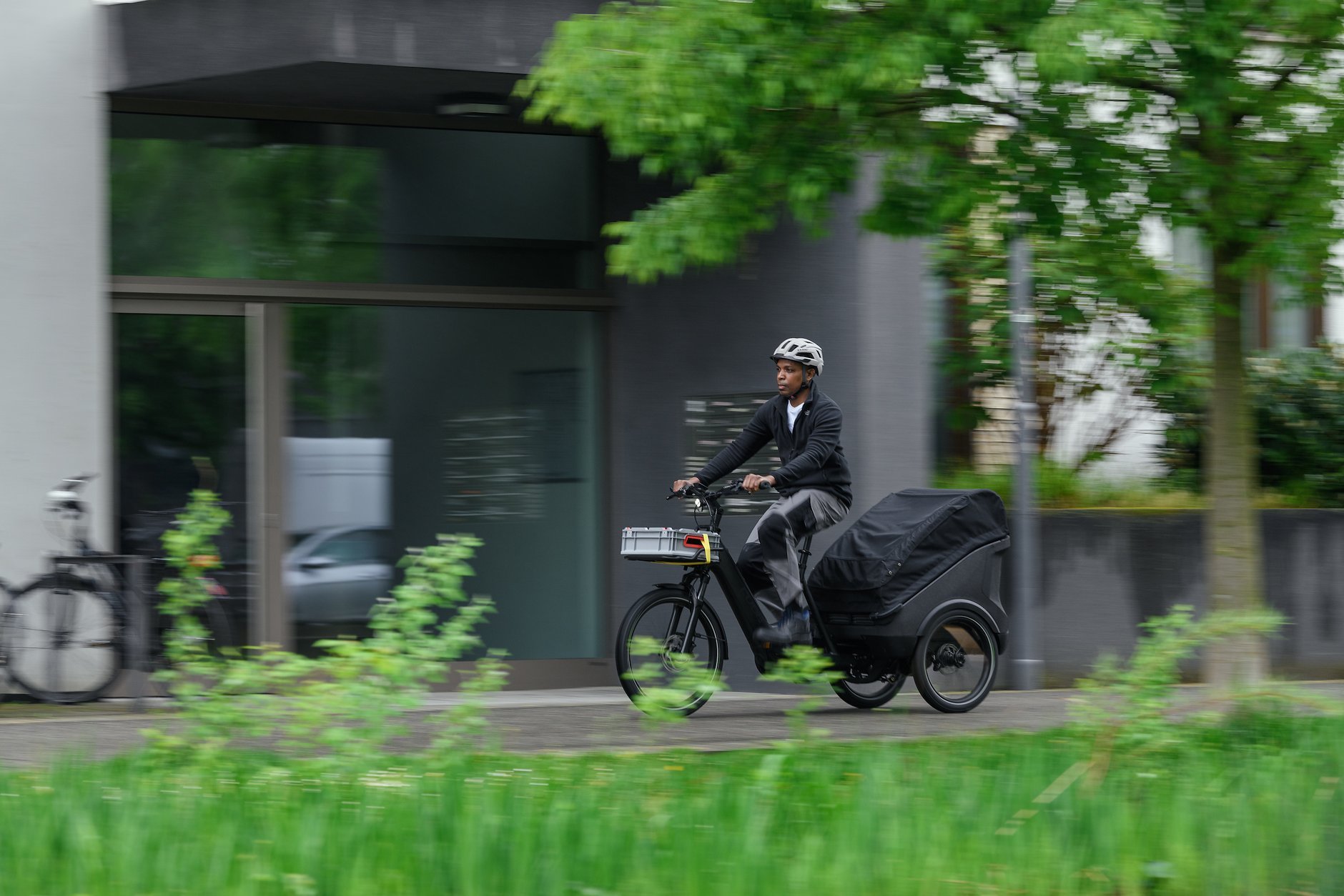 Neues Cube Trike Hybrid Sicheres Lastenrad Mit Kg Zuladung