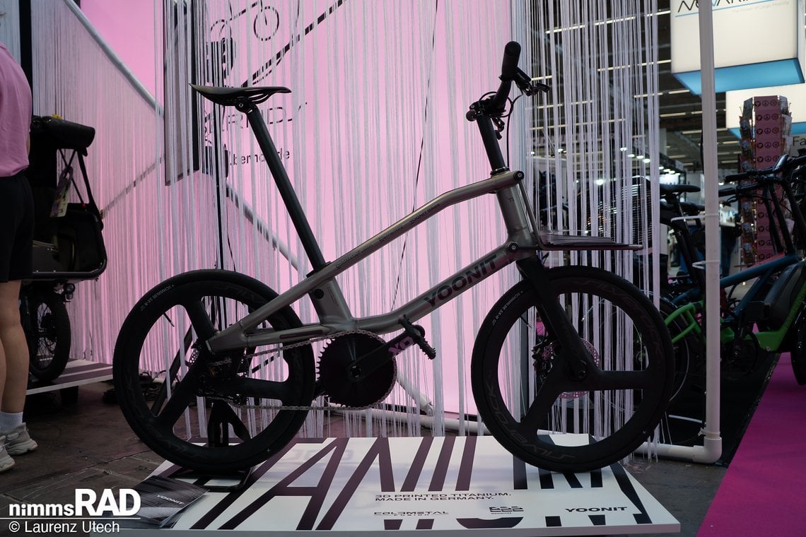 Titan aus dem 3D-Drucker: Das Micro Titanium von Yoonit feiert Premiere auf der Eurobike.