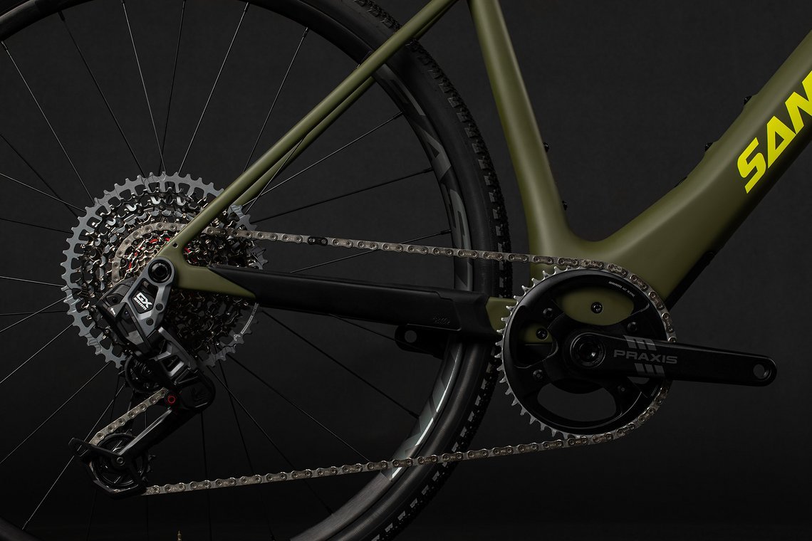 Die neue SRAM GX Eagle AXS Schaltung liefert 12 Gänge …