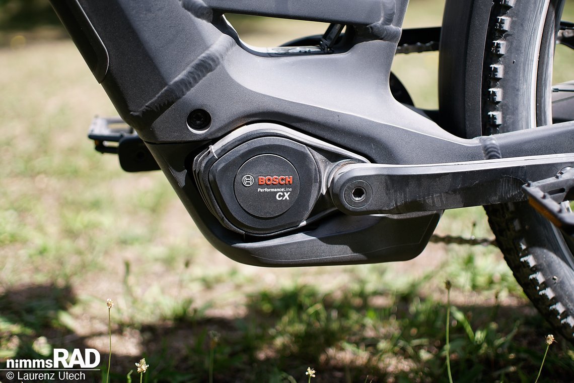 Der Bosch Performance Line CX Motor der 5. Generation liefert bis zu 400 % Unterstützung und kann per Softwareupdate auf 100 Nm Drehmoment erweitert werden, was kraftvolle Unterstützung bei gleichzeitig präziser Dosierbarkeit garantiert.