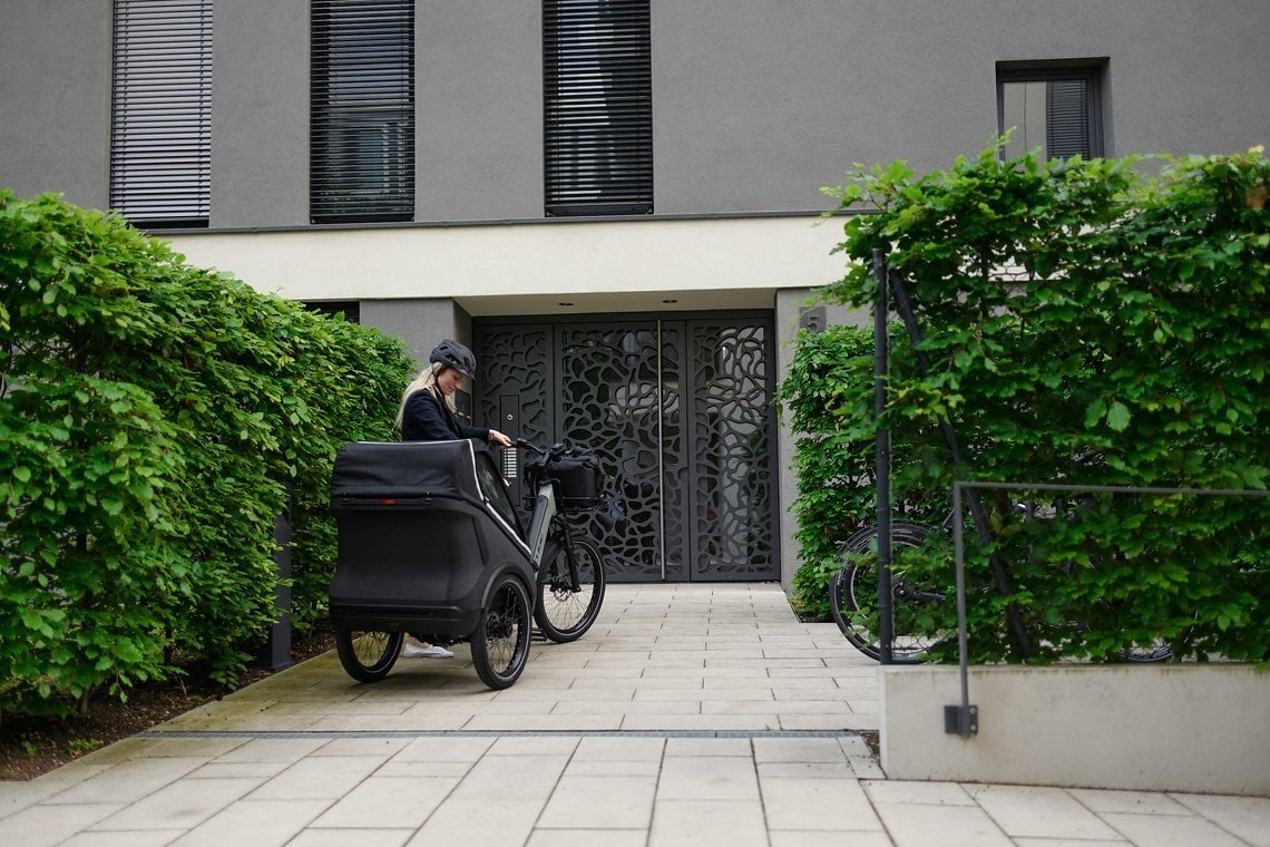 Das Cube Trike Family Hybrid wiegt laut Hersteller 75 kg.