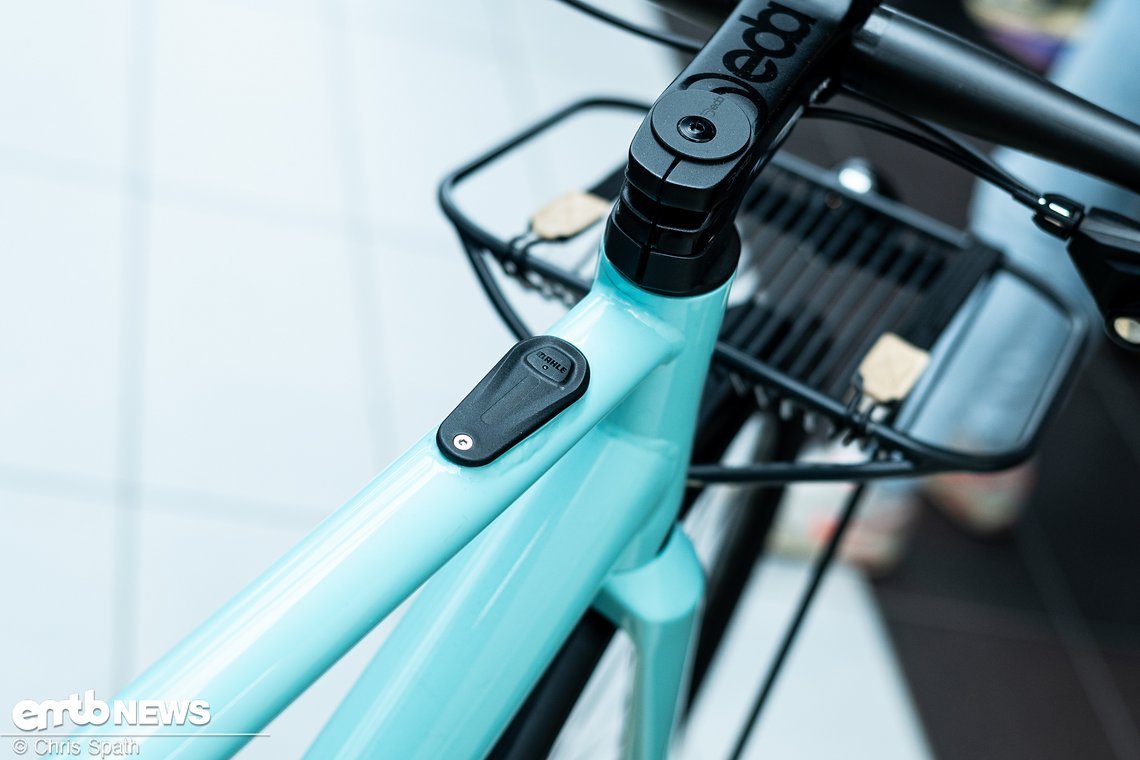Das Bike ist für einen Mahle Nabenmotor vorbereitet …