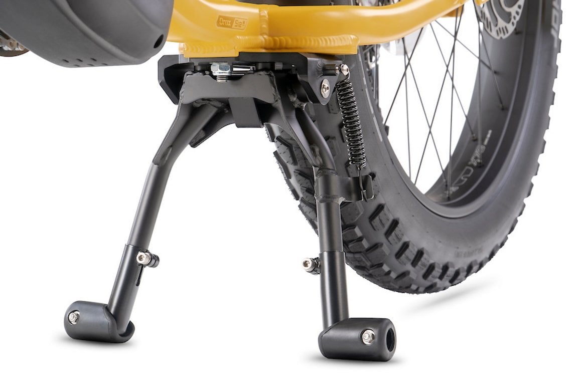 Atlas Kickstand XL Doppelständer am Tern Orox für sicheres Abstellen.