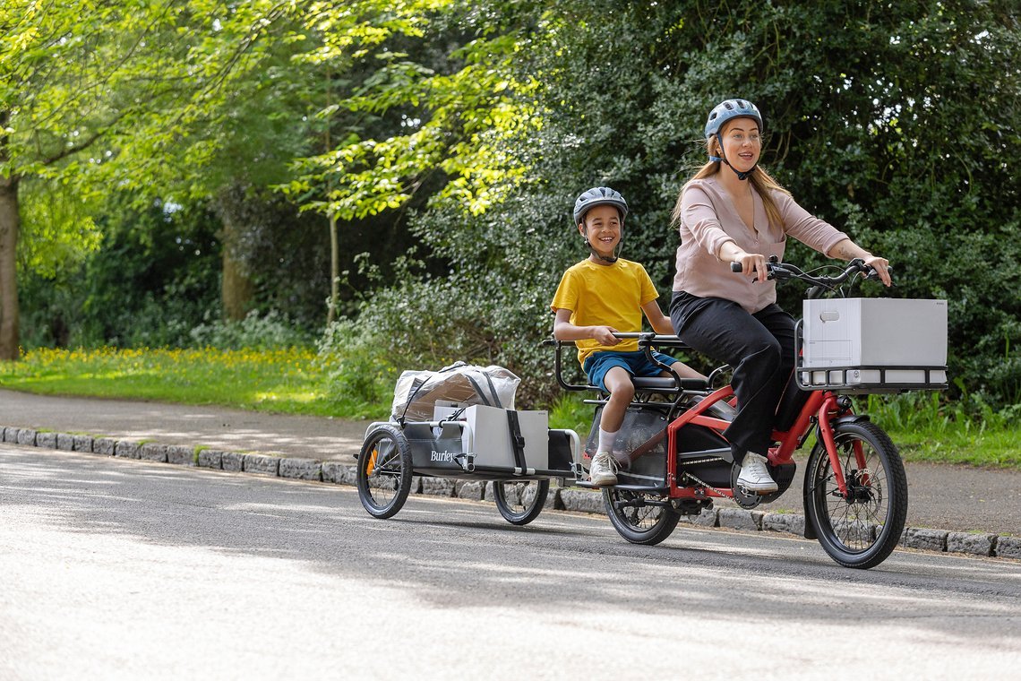 Das Quick Haul Long ist für die Transportaufgaben von Familien konzipiert.