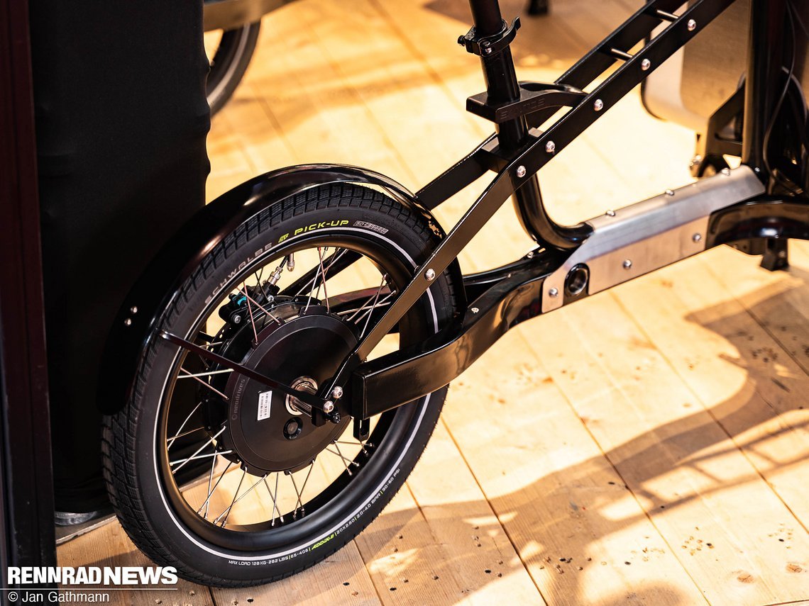 Das Santos Backfiets wird mit dem deutschen Neodrives Motor ausgestattet sein und somit über Rekuperation verfügen.