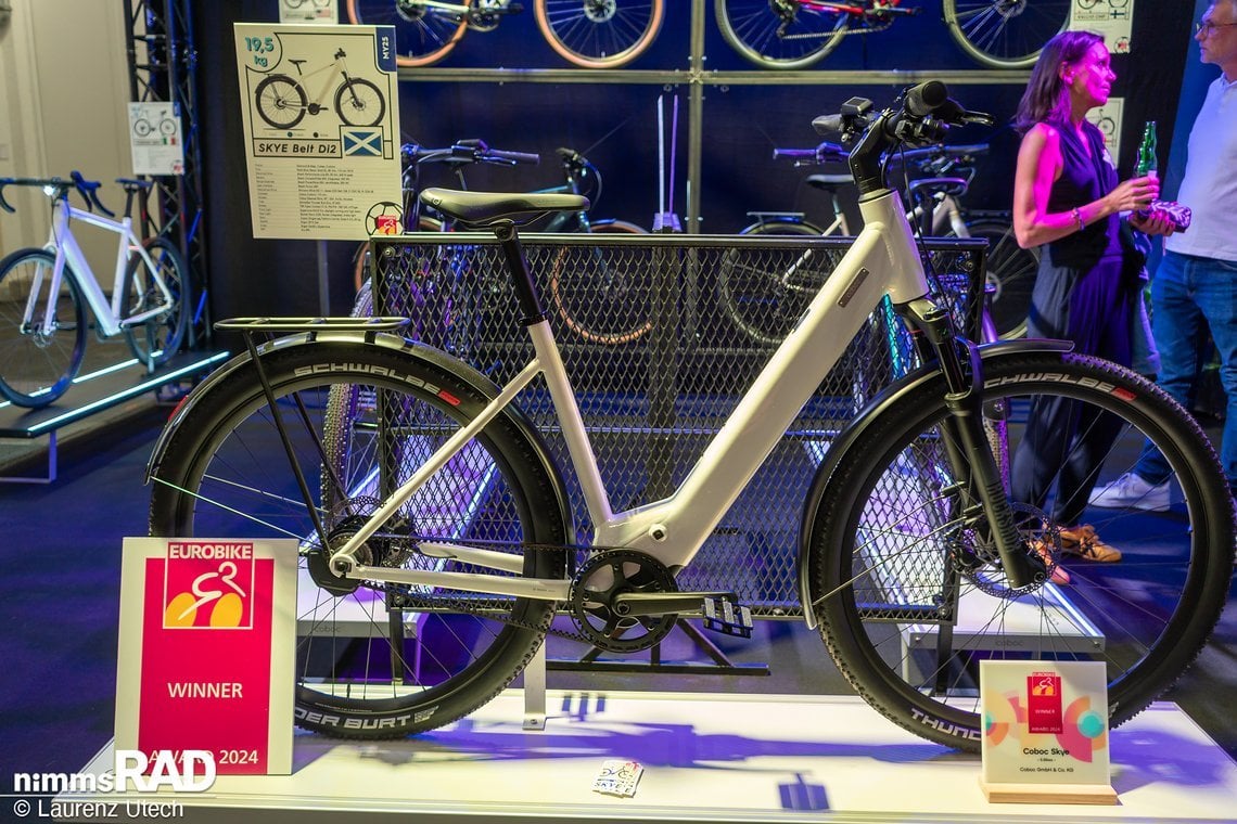 Das leichte SUV-E-bike wurde auch mit dem Eurobike Award 2024 ausgezeichnet.