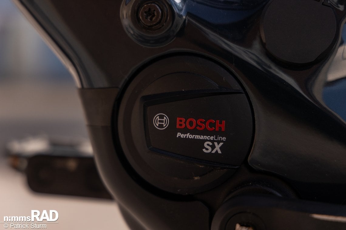 Der Bosch SX verfügt mit 55 Nm über ein im E-Gravelbike-Bereich vergleichsweise hohes maximales Drehmoment.