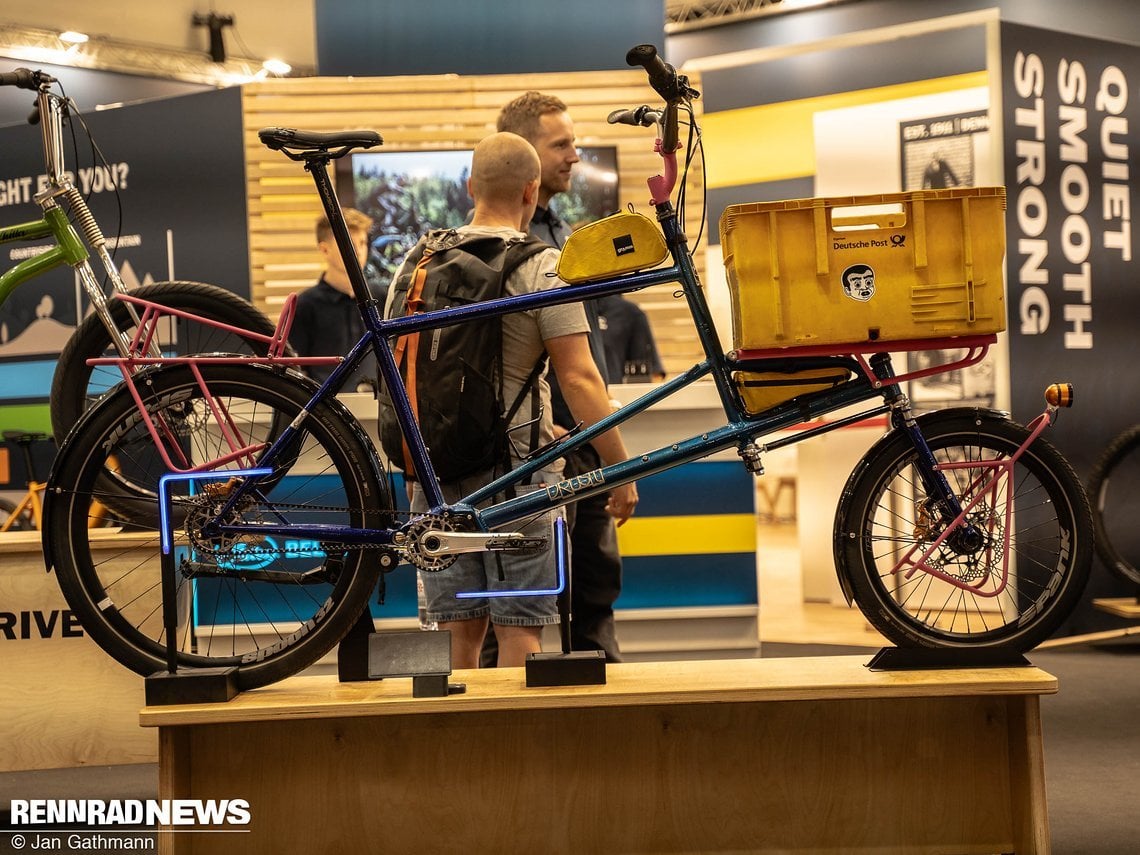 Zu schade, dass es sich bei diesem Drust Cycles Kompakt-Cargobike erst mal nur um ein Einzelstück handelt.