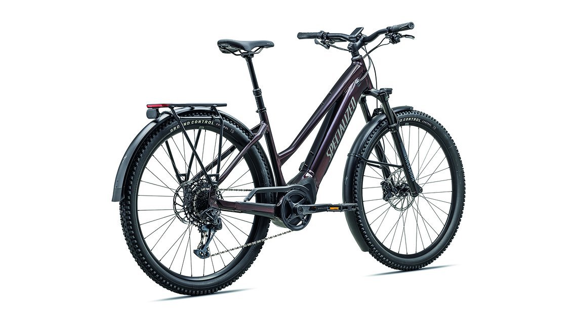 Mit großen und breiten 29" Reifen, Federgabel und absenkbarer Sattelstütze möchte das Turbo Tero 5.0 EQ eine Mountainbike-DNA haben.