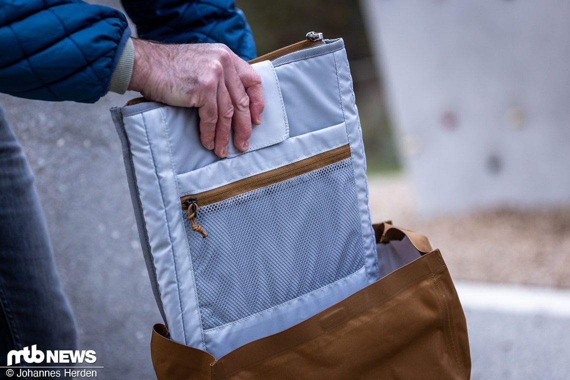 Das ist cool: Die Laptoptasche ist auch einzeln durchaus stilvoll verwendbar