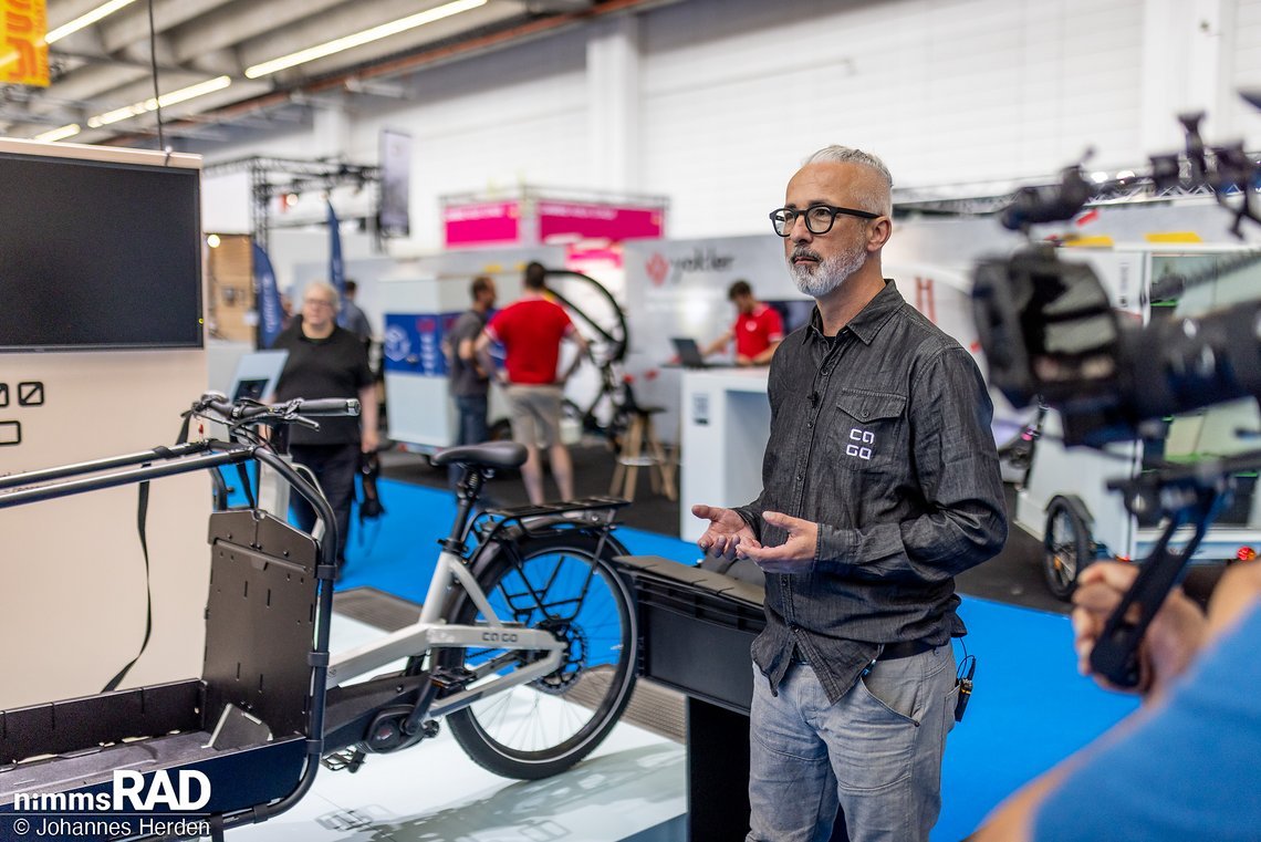 Peter erklärt uns, dass auch beim FS200 Vario keine Kompromisse eingegangen werden