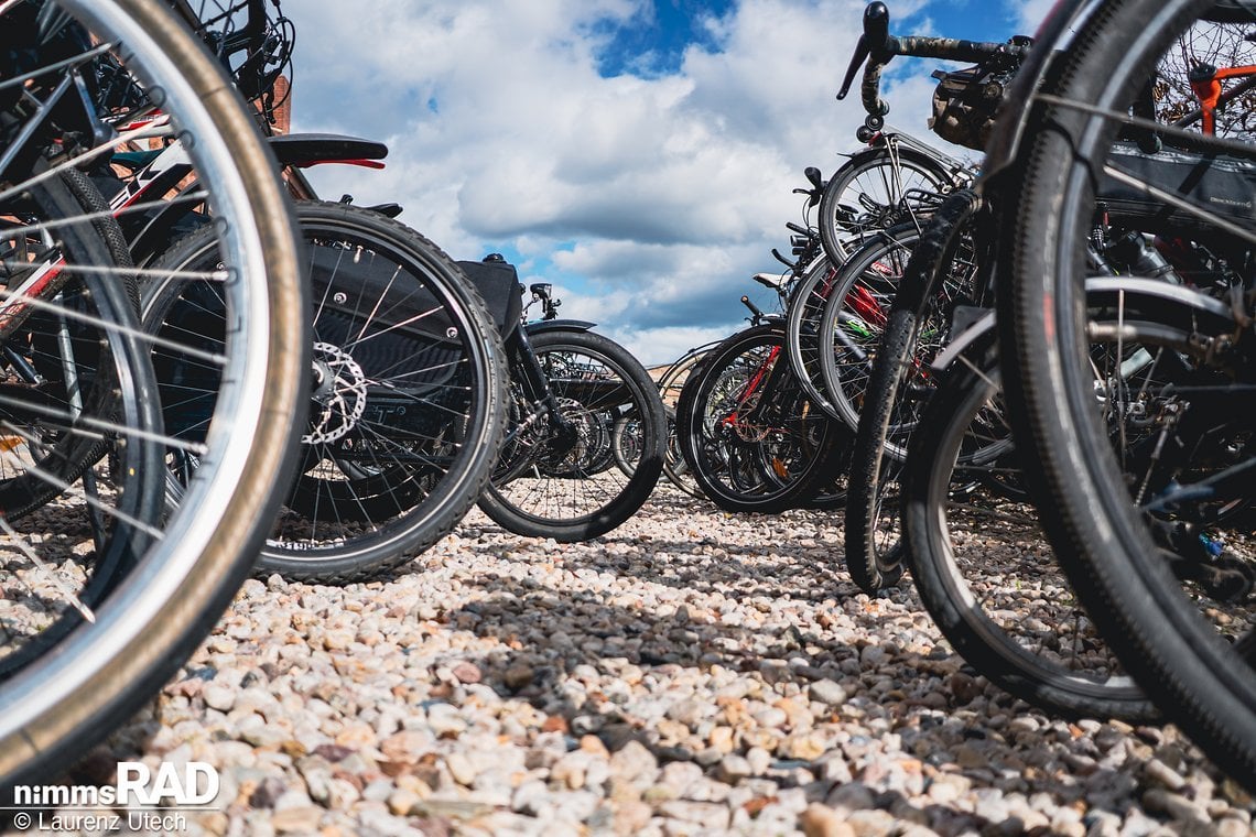 Zur kolektif Bike Fair kommt man mit dem Rad.