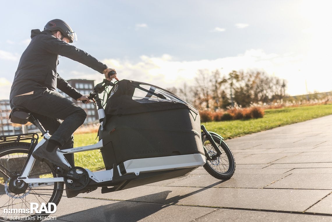 Sicheres Anfahren benötigt mit dem Packster 70 etwas mehr Übung als mit den anderen Kandidaten.