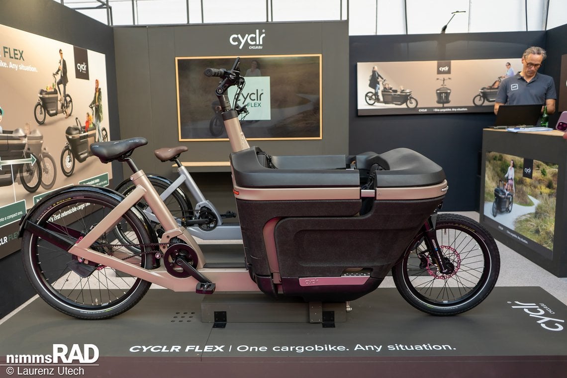 Durch die ausfahrbare Transportbox von Cyclr Flex soll etwa Platz für die Beförderung eines dritten Kindes geschaffen werden.