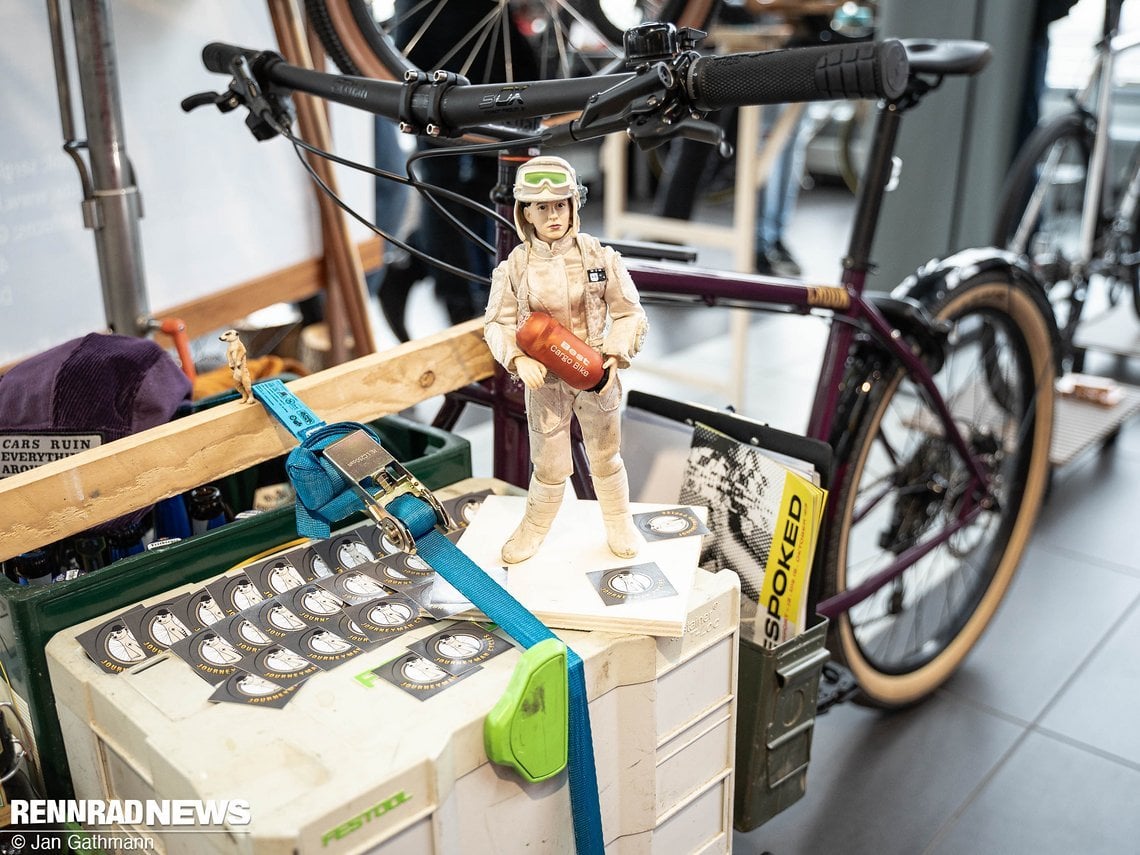 Für den Einsatz als Schreiner-Bike war der Transport von sperrigen Holzlatten eine wichtige Voraussetzung.