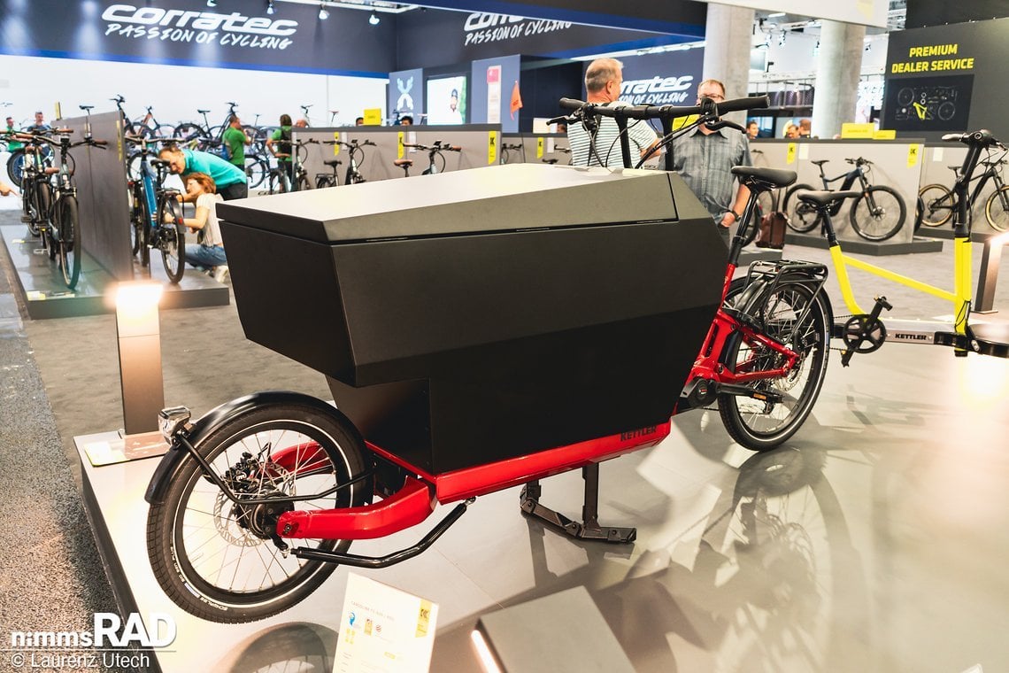 Besonders beeindruckend fanden wir das technoide Design dieser neuen Transportbox für die Cargoline.