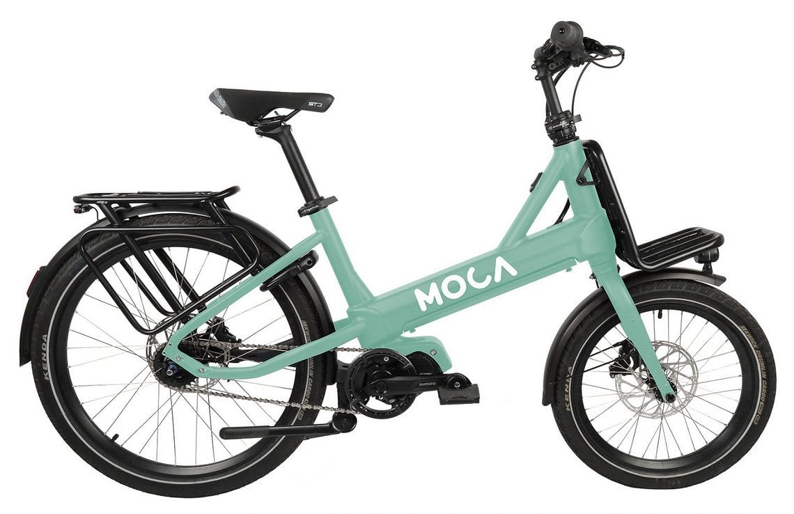 Das Moca E-Bike kann bis zu 188 kg Zuladung bewegen und ist dabei nur 175 cm kurz.