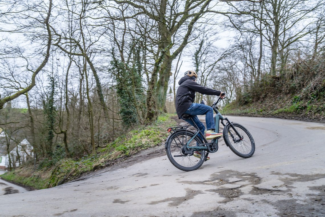 Am Berg hat der starke Motor immer ausreichende Reserven