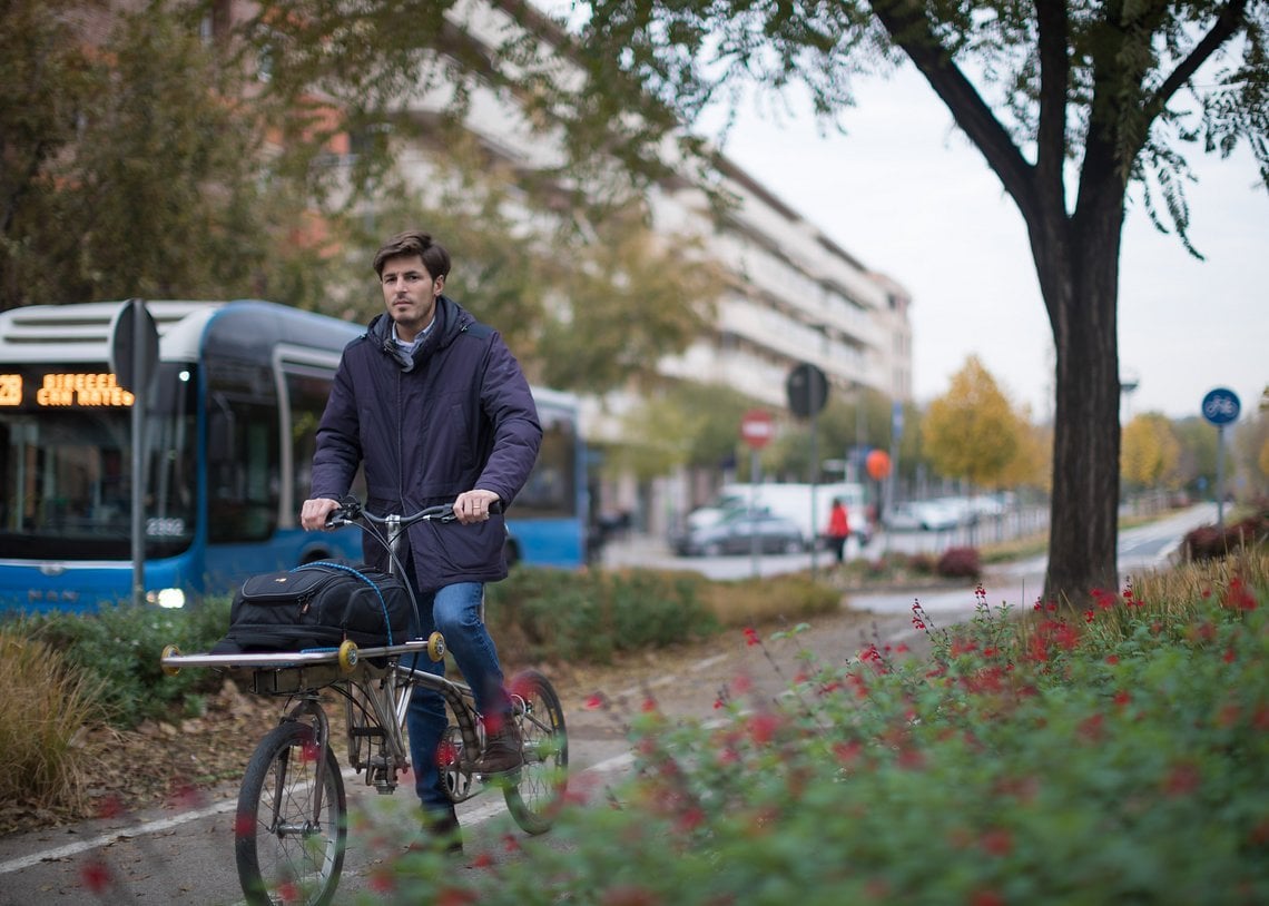 Sergi Cabanas konnte kein faltbares Lastenrad finden – also musste er selbst eines bauen.