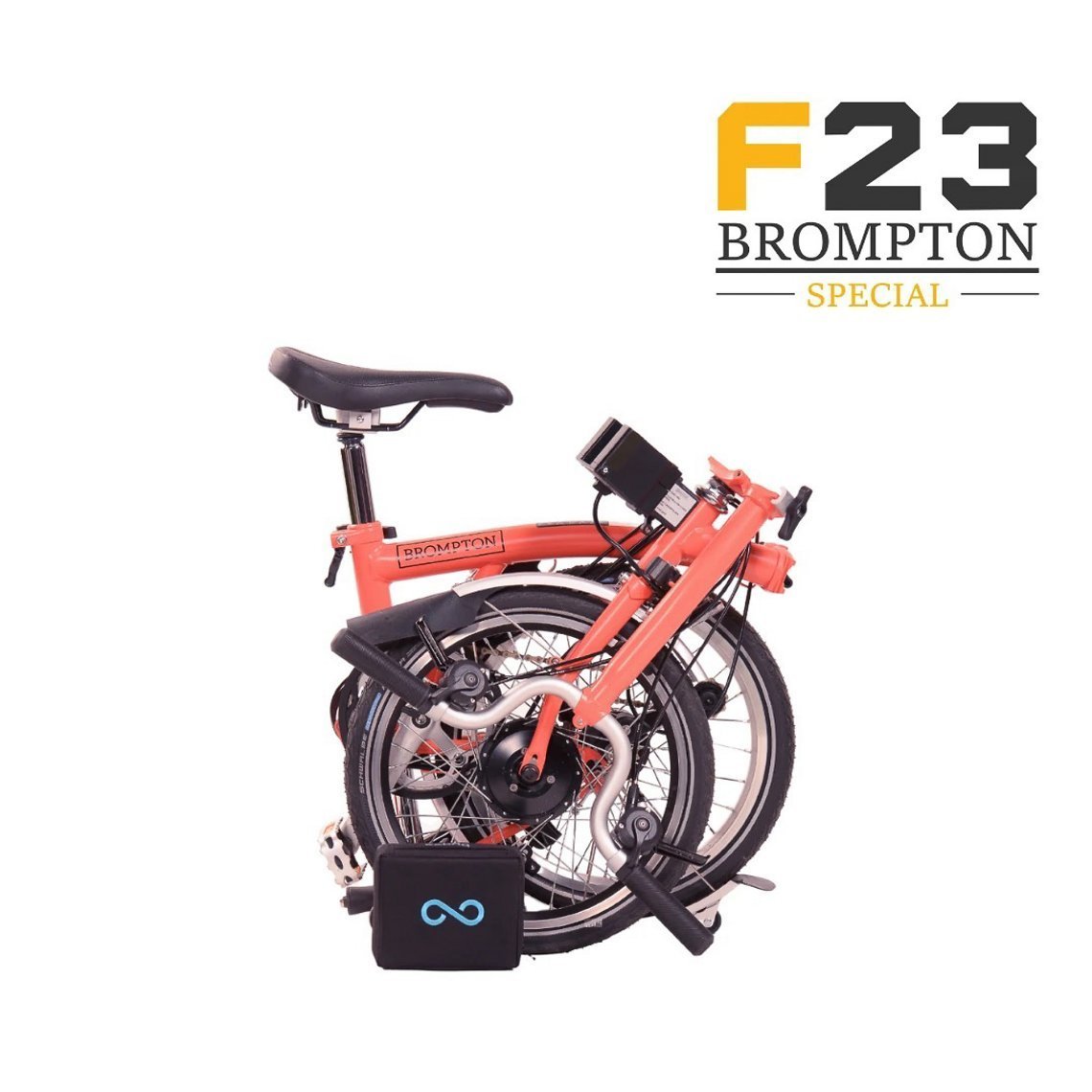 Auch als Byqee-E-Bike soll sich das Brompton weiterhin falten lassen.