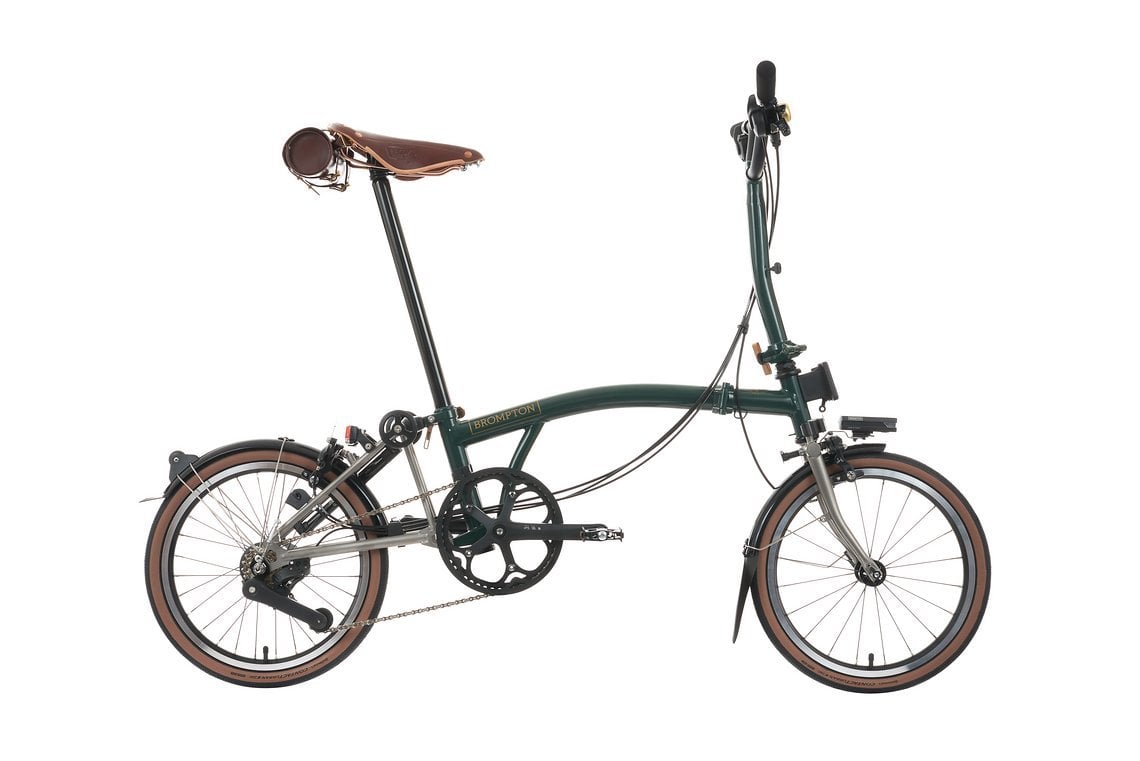 Brompton P Line Makers Series: Edles Grün und Leder.