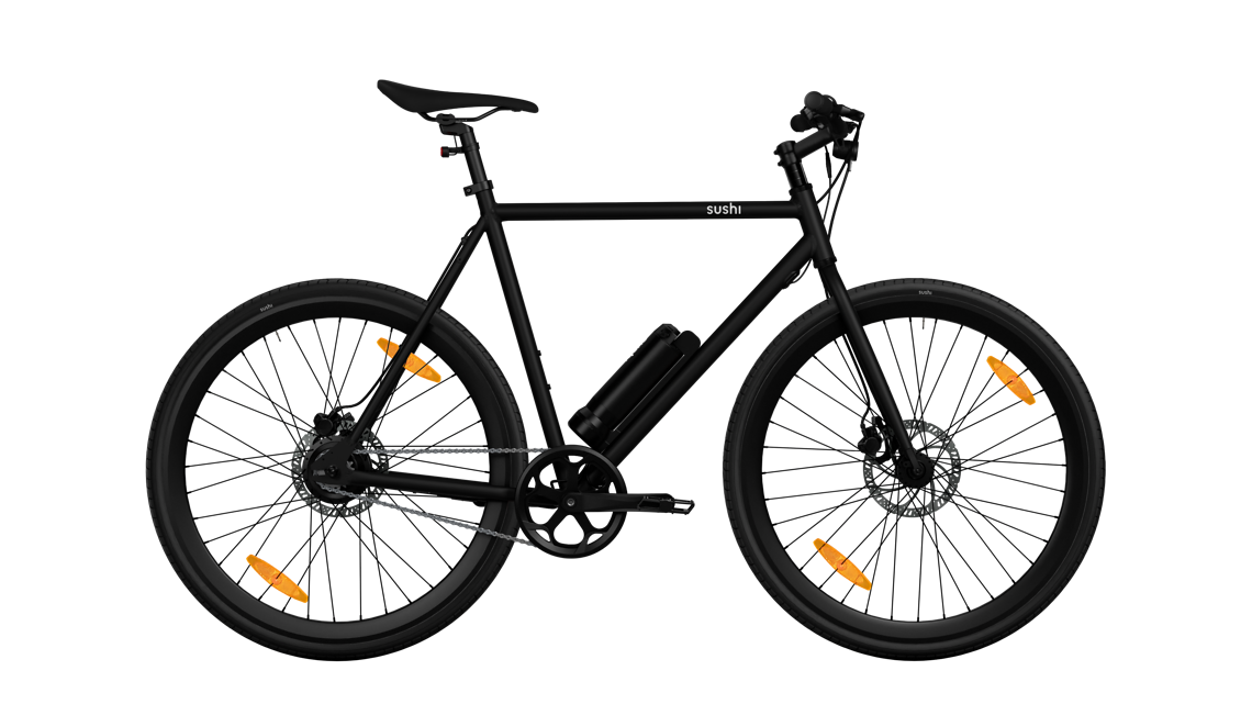 Das neue Sushi Bikes Maki 3.0 im altbekannten Schwarz, denn Schwarz geht bekanntlich immer.