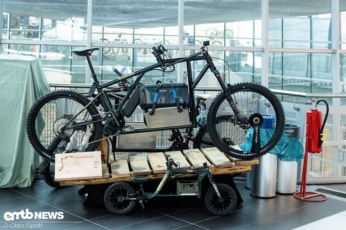 Das Woodland Cargo-Bike und sein die Laufrad-Variante