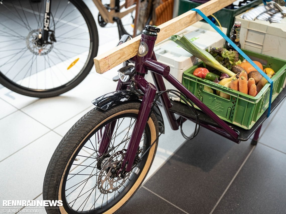 Das Bike wurde für einen gewerblichen Kunden konstruiert und aufgebaut.