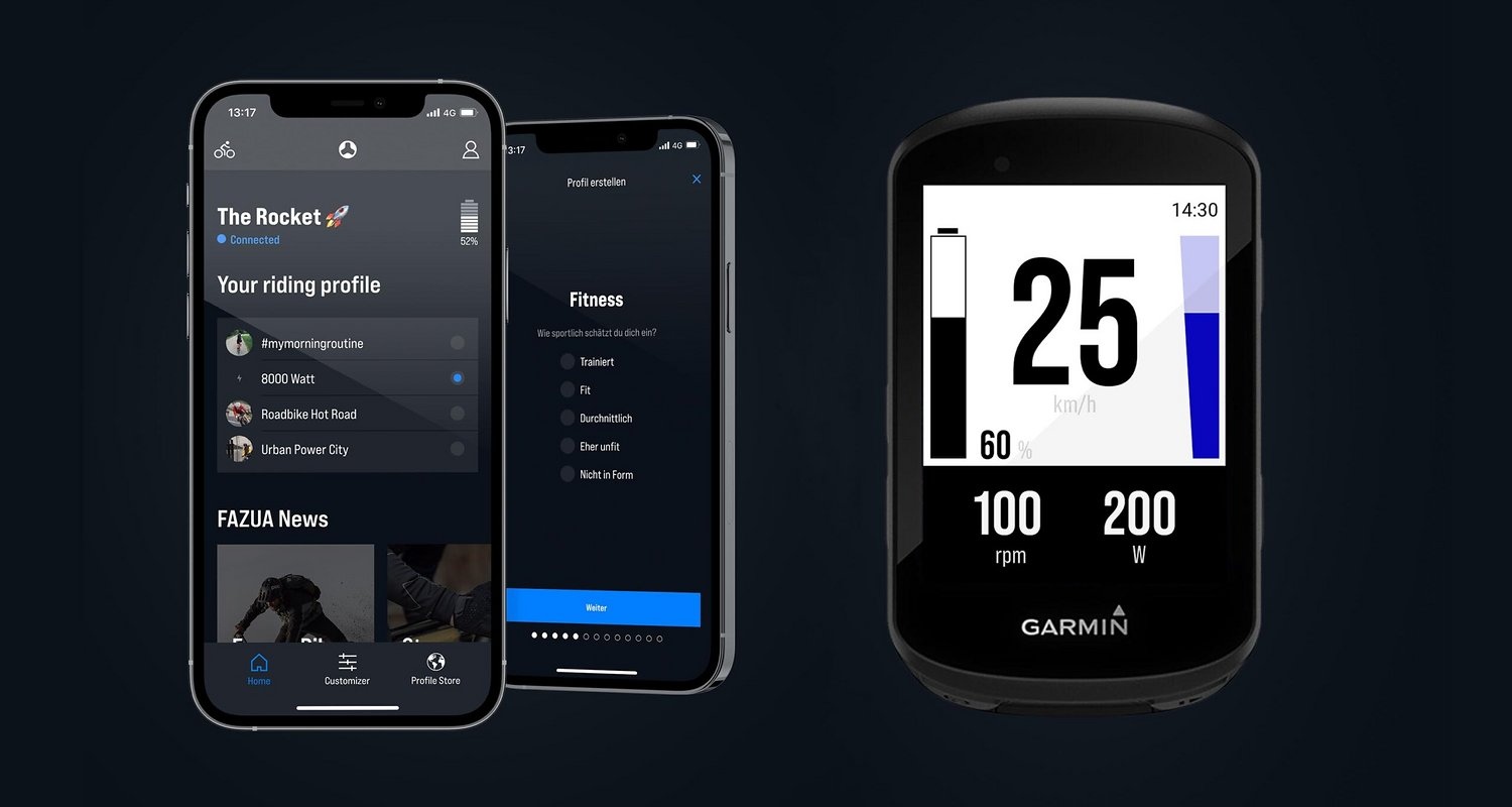 Fazua App und Dashboard für Garmin: Individuelle Profile und mehr ...