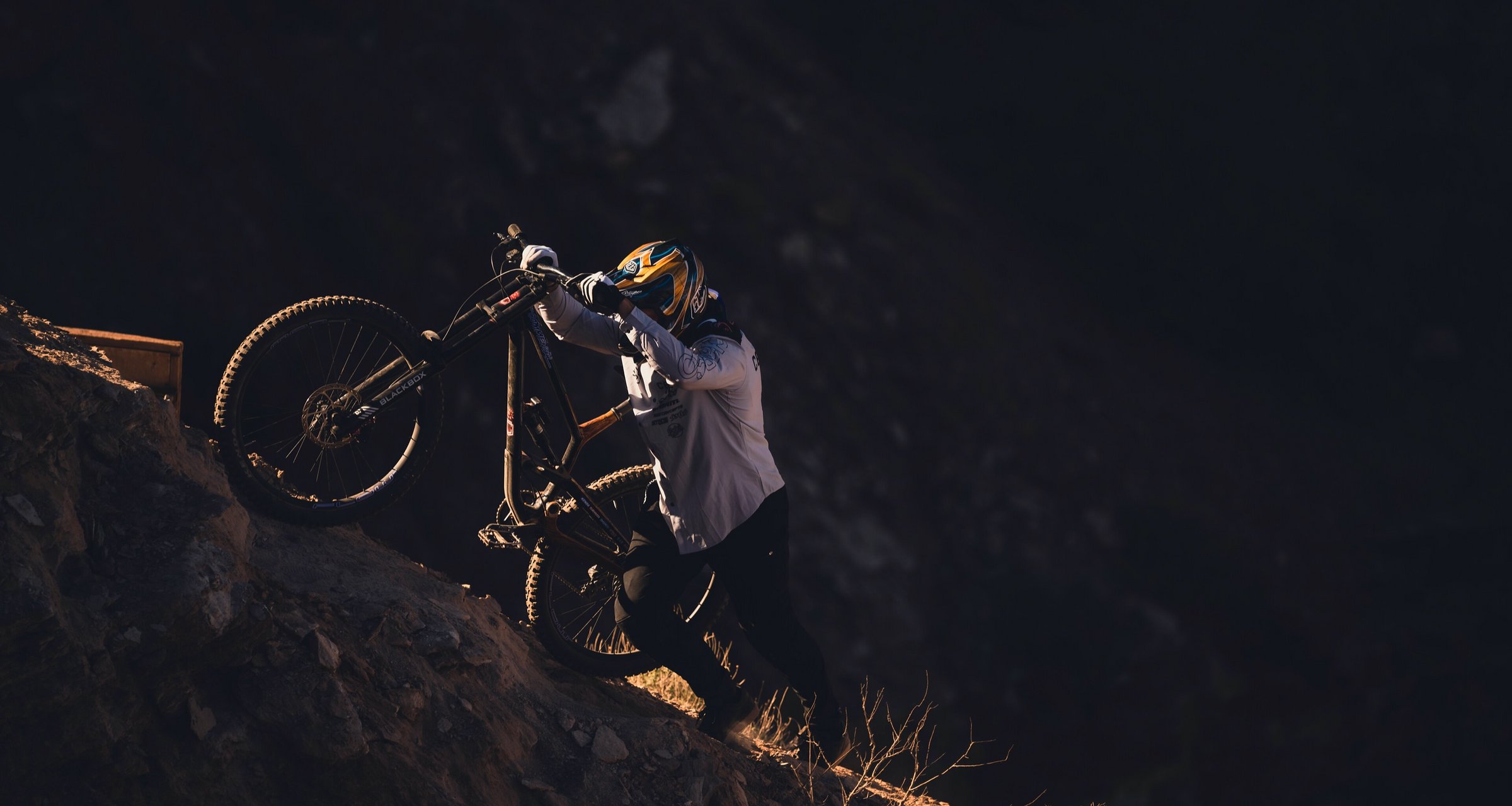 Red Bull Rampage 2022 Harter Sturz von Kyle Strait im Training