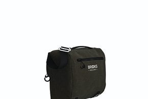 Die Brooks Handlebar Bag mit Notebook-Fach eignet sich auch besonders für Pendler...