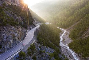 Ein Hauptgang für Rennradfahrer