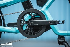 Am Ca Go CS findet sich die selbe E-Bike spezifische Kurbel des Herstellers Miranda, die auch beim Ca Go FS200 verbaut wird.