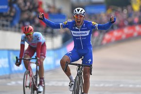 Philippe Gilbert triumphierte am Ende bei Paris-Roubaix