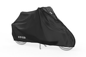 Eine Persenning speziell für das Ca Go CS: Die Fahrradgarage soll für 64,95 € (UVP) den Besitzer wechseln.