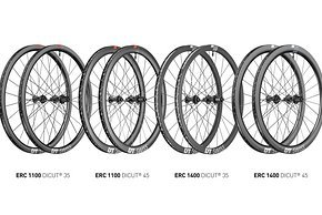 Die vier neuen ERC-Laufradsätze von DT Swiss im Überblick.