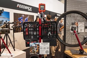 Natürlich gibts auch das passenden Werkzeug am Stand von Feedback Sports auf der Eurobike 2023.