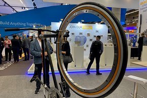 Eines der spektakuläreren Bikes der Messe