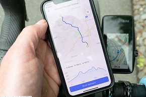 Routenplanung läuft über die Coros App per Google-Routing.