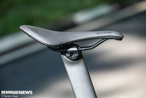 Der Bontrager Aeolus Comp Sattel machte im Test einen guten Eindruck