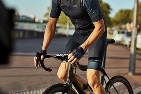 Die preiswertere Cancellara C5 Bib-Shorts...