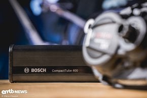 Bosch CompactTube 400 – ein neu konstruierter, leichter Akku mit 400 Wh Kapazität.