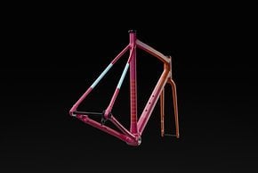 Specialized Crux DSW Rahmenset in Gloss Amber Glow / Vivid Pink
