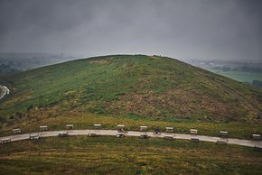 Das ist das Ding! Der Berliner Arkensberg erhebt sich auf 121,9 m NHN.