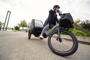 Das Cube Trike Hybrid verfügt den Bayern zufolge über eine innovative, patentierte Neigetechnik.