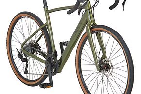 Prophete Graveler 1.0 Speed ist ein E-Gravelbike mit schlankem Design und schickem Aluminiumrahmen.