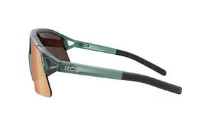 side-KOO Eyewear HYPE GREEN GLASS MATT COPPER LENS