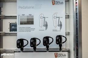 Die Pedalserie 5 bietet verschiedene Achslängen – von S bis XL.