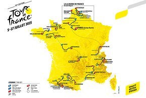 Die Tour de France 2025 Strecke