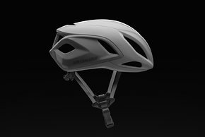 MIt dem Tri-Fix-System lässt sich der Helm nicht nur einfach einstellen, sondern bietet mit nur 10 mm breiten Riemen auch noch ordentlich Komfort.
